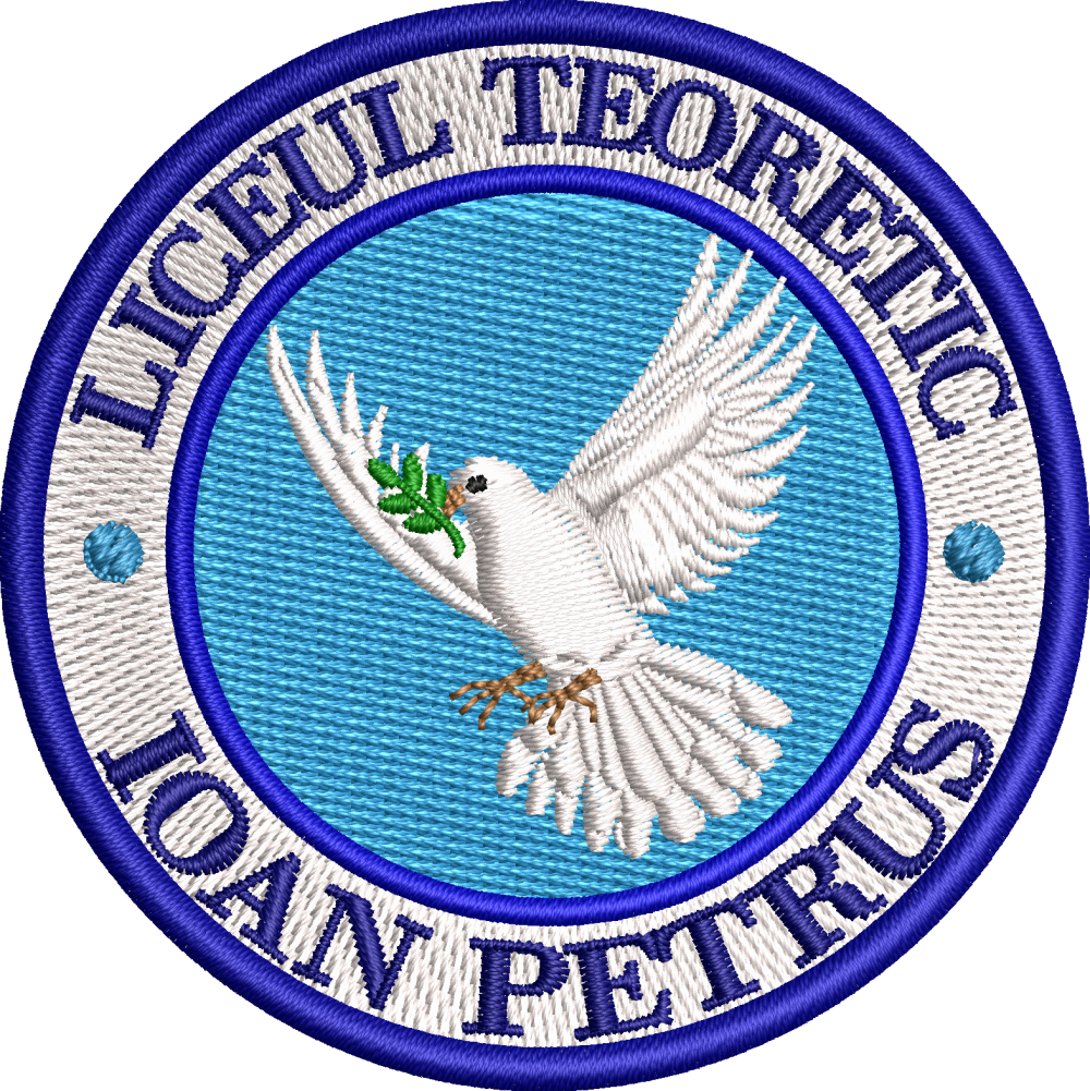 EMBLEMA SCOLARA Liceul Teoretic "Ioan Petruş" Otopeni - VARIANA NOUA